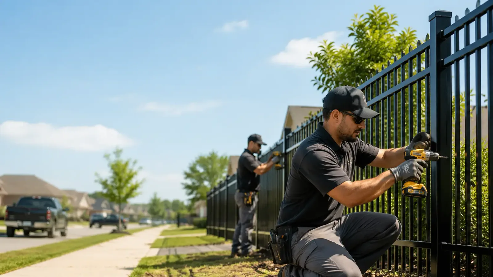 Metal Fence Installation in West Point, AR